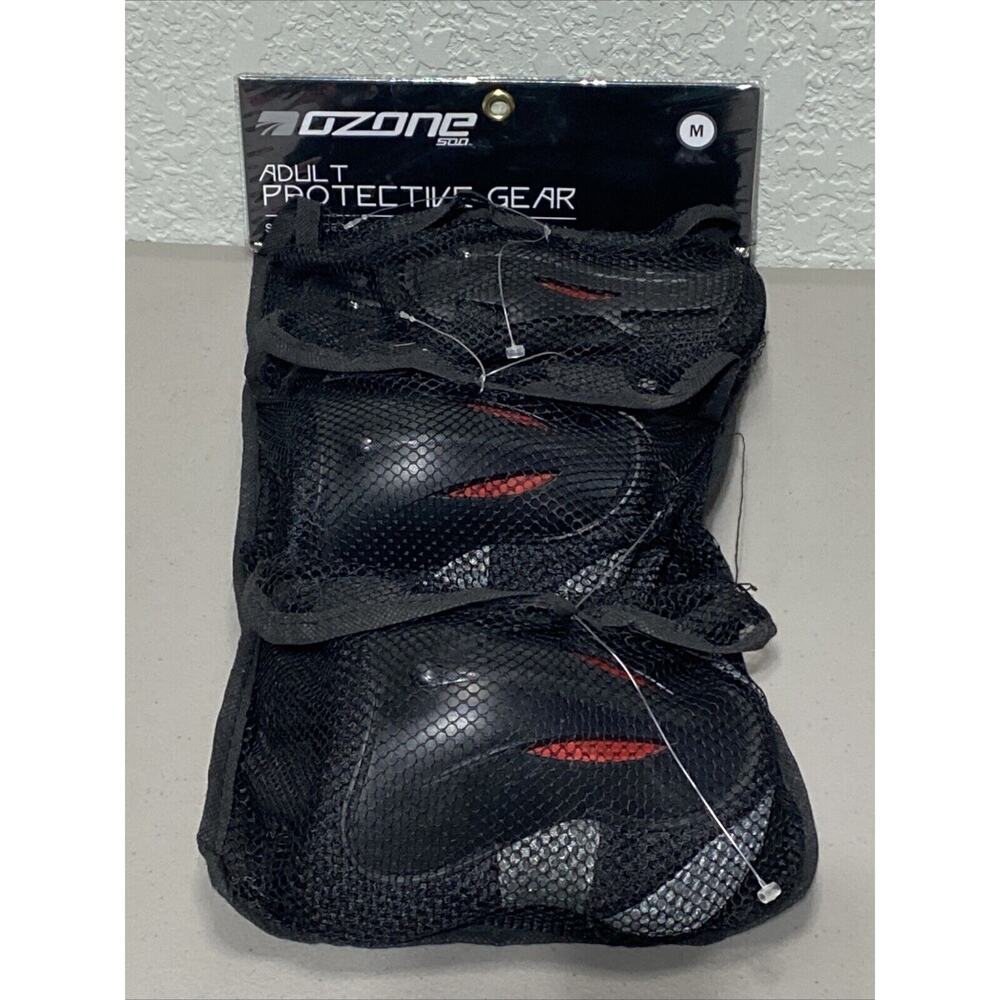 Ozone 500 Adult Protective Gear MEDIUM M Wrist Guards‎ Elbow Pads And Knee Pads
